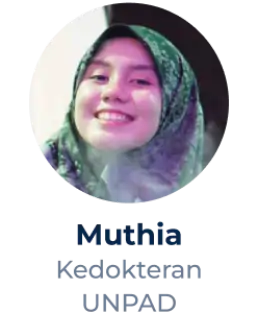 Muthia Noor Hanifah Bimbel Masuk PTN, Ujian Mandiri, Simak UI, CBT UGM, IUP, KKI, TKA, UTBK SNBT